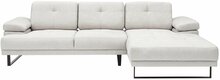 Nurgadiivan Hanah Home Mustang Large, 174 x 314 x 83 cm, helepruun/parem