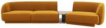 Mooduldiivan Micadoni Miley Blu 68, parem, 300 x 118 x 70 cm, kollane