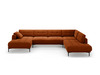 Nurgadiivan Micadoni Home Bemy, MICUR44F1Bemy7, 373 x 240 x 86 cm, 7-kohaline, terrakota