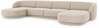 Panoraamdiivan Micadoni Home Miley Velvet Panoramic MICU140F1MILEY2, 334 x 155 x 74 cm, helepruun (Haga 30)