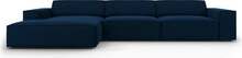 Nurgadiivan Micadoni Home Jodie 4 Seats, 284 x 166 x 70 cm, tumesinine, vasak
