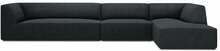 Nurgadiivan Micadoni Home Ruby 5 Seats, parem, must, 366 x 180 x 69 cm
