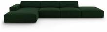 Nurgadiivan Micadoni Home Jodie 5 Seats, 341 x 166 x 70 cm, tumeroheline, vasak