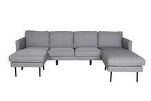 U-kujuline nurgadiivan Venture Design Zoom, 260 x 154 cm, hall