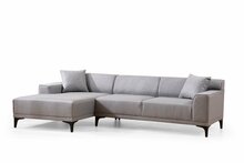 Nurgadiivan Hanah Home Petra, 250 x 145 x 69 cm, helehall, vasak