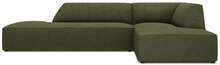 Nurgadiivan Micadoni Home Ruby Modular 4 Seats, tumeroheline/roheline, parem, 273 x 180 x 69 cm