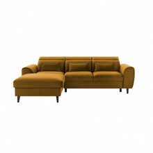Nurgadiivan Eltap Foble Loco 45, vasakpoolne, 196 x 267 x 100 cm, kollane