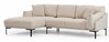 Nurgadiivan Hanah Home Leo, 150 x 255 x 65 cm, kreemjas/vasak