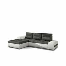 Nurgadiivan Eltap Ottavio, 180 x 275 x 85 cm, hall/valge