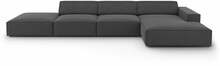 Nurgadiivan Micadoni Home Jodie 5 Seats, 341 x 166 x 70 cm, Bluvel 14, parem, hall