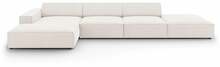 Nurgadiivan Micadoni Home Jodie 5 Seats, 341 x 166 x 70 cm, vasak, helepruun