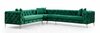 Nurgadiivan Hanah Home Como, parem, 350 x 270 x 73 cm, roheline