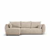 Pehme nurgadiivan Cosmopolitan Design Matera, 140 x 140 cm, Haga 30, beež, vasakpoolne