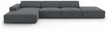Nurgadiivan Micadoni Home Jodie 5 Seats, 341 x 166 x 70 cm, tumehall, parem