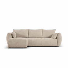 Pehme nurgadiivan Cosmopolitan Design Matera, 140 x 140 cm, Haga 30, beež, vasakpoolne