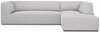Nurgadiivan Micadoni Home Ruby 4 Seats, 273 x 180 x 69 cm, Ottawa 9, helehall, parem