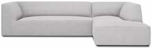 Nurgadiivan Micadoni Home Ruby 4 Seats, 273 x 180 x 69 cm, Ottawa 9, helehall, parem