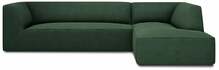 Nurgadiivan Micadoni Home Ruby 4 Seats, 273 x 180 x 69 cm, tumeroheline, parem