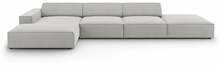Nurgadiivan Micadoni Home Jodie 5 Seats, helehall, vasak, 341 x 166 x 70 cm