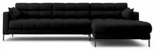 Nurgadiivan Micadoni Home Mamaia 5 Seats, 293 x 185 x 75 cm, parem, Neve 100, must