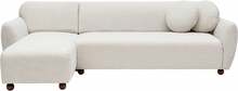 Nurgadiivan Hanah Home Eddy 560ARE1198, 273 x 93 x 86 cm, valge, vasak