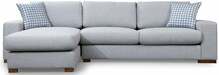 Nurgadiivan Hanah Home Loop 13, vasakpoolne, 290 x 194 x 85 cm, helehall