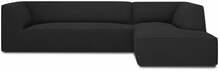 Nurgadiivan Micadoni Home Ruby 4 Seats, 273 x 180 x 69 cm, grafiit, parem