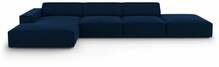 Nurgadiivan Micadoni Home Jodie 5 Seats, tumesinine, vasak, 341 x 166 x 70 cm