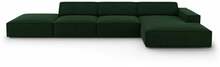 Nurgadiivan Micadoni Home Jodie 5 Seats, tumeroheline, parem, 341 x 166 x 70 cm