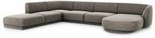 Nurgadiivan Micadoni Home Miley Chenille Panoramic, 327 x 245 x 74 cm, vasak, hall