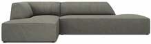Nurgadiivan Micadoni Home Ruby Modular 4 Seats, 273 x 180 x 69 cm, hall/helepruun, vasak