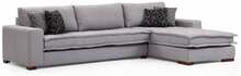 Nurgadiivan Hanah Home Lena, 190 x 323 x 85 cm, helehall, parem