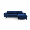 Nurgadiivan Eltap Foble Velvetmat 40, parem, 196 x 267 x 100 cm, tumesinine