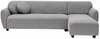 Nurgadiivan Hanah Home Eddy L3-CHL, parem, 273 x 93 x 86 cm, helehall
