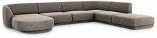 Nurgadiivan Micadoni Home Miley, 327 x 245 x 74 cm, Chenille Panoramic 6 Seats, hall, parempoolne