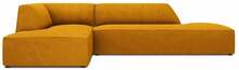 Nurgadiivan Micadoni Home Ruby Modular 4 Seats, 273 x 180 x 69 cm, kuldne, vasak