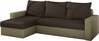 Nurgadiivan Eltap Livio Alova 67, 150 x 237 x 90 cm, liivakarva pruun/tumepruun