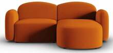 Nurgadiivan Micadoni Home Blair Velvet, 194 x 155 x 80 cm, oranž, parem