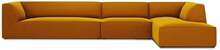 Nurgadiivan Micadoni Home Ruby 5 Seats, 366 x 180 x 69 cm, kuldne, parem