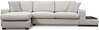 Nurgadiivan Hanah Home Loop 18, vasak, 332 x 194 x 85 cm, helepruun