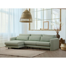 Nurgadiivan Atelier Del Sofa Lily Corner, vasak, roheline