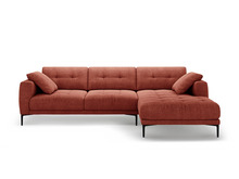 Nurgadiivan Micadoni Bemy, 295 x 174 x 86 cm, 3-kohaline, parem nurk, korall