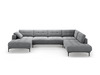 Nurgadiivan Micadoni Home Bemy, 373 x 240 x 86 cm, Velvet Panoramic, parem, hall, 7-kohaline