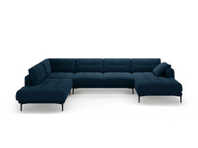Nurgadiivan Micadoni Bemy Velvet Panoramic, 373 x 240 x 86 cm, 7-kohaline, royal blue