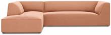 Nurgadiivan Micadoni Home Ruby 4 Seats, 273 x 180 x 69 cm, roosa, vasak