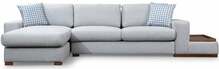 Nurgadiivan Hanah Home Loop 14, vasakpoolne, 332 x 194 x 85 cm, hall/helehall