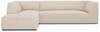 Nurgadiivan Micadoni Home Ruby 4 Seats, 273 x 180 x 69 cm, kreemjas, vasak