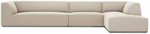 Nurgadiivan Micadoni Home Ruby 5 Seats, 366 x 180 x 69 cm, helepruun, parem