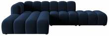 Nurgadiivan Micadoni Home Lupine, 299 x 177 x 70 cm, royal blue, vasakpoolne, tumesinine