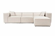 Nurgadiivan Atelier Del Sofa Lora, L1-O1-1R-POUFFE, heledapruun